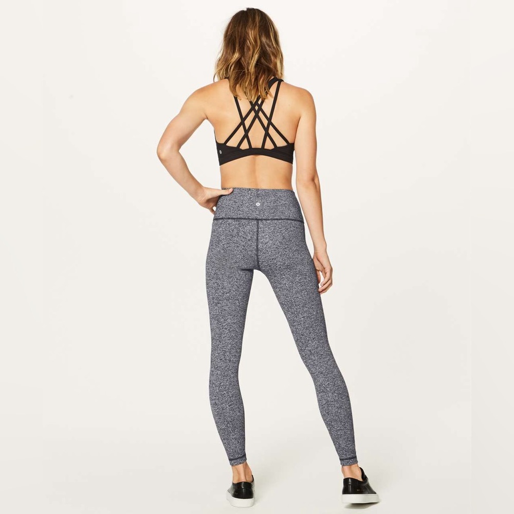 Lululemon Wunder Under Hi-Rise 7/8 Tight *25" Heathered Black size 4 - Picture 4 of 9